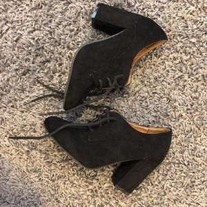 A.N.A lace-up loafer heels